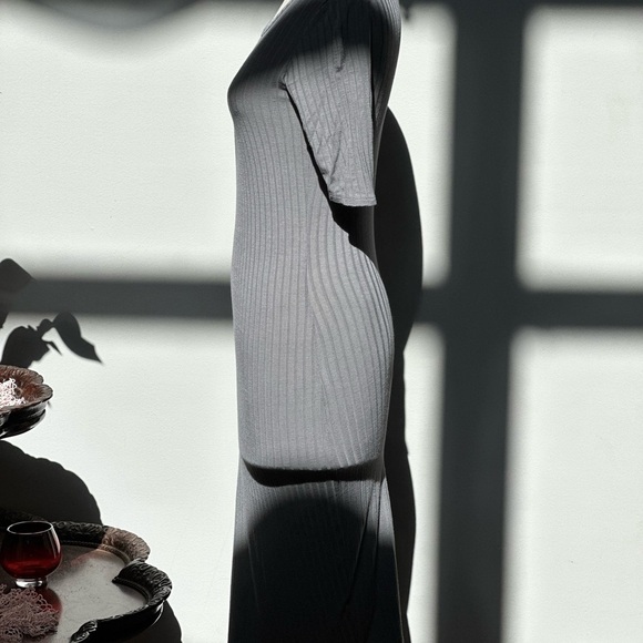 LULAROE gray stretchy dress - Picture 4 of 9